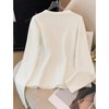 TIME HOLLOW Pearl Knit Cardigan Sweater - 2 of 3