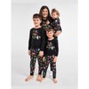 The Children's Place Adult Matching Family Glow In The Dark Christmas Long Sleeve Tis The Season Cotton Pajamas - 4 of 4