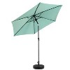 KTMBDW 9'Outdoor Patio Umbrella,Outdoor Table Umbrella, Yard Umbrella,Market Umbrella with 6 Sturdy Ribs,Push Button Tilt and Crank(Base Not Included) - 2 of 4