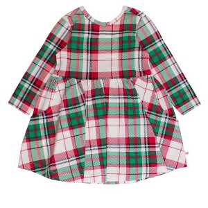 Rufflebutts Toddler Girls Long Sleeve Twirl Dress - 1 of 2