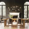 Rennnsan Quenil 48" W 18 - Light Branching Liner Crystal Modern Glam Dimmable Kitchen Island Pendant in Black - 4 of 4