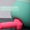 Fitvids Soft Kettlebell Ergonomic Grip, Iron & Sand Filled, 25 Pounds, Green - 3 of 4