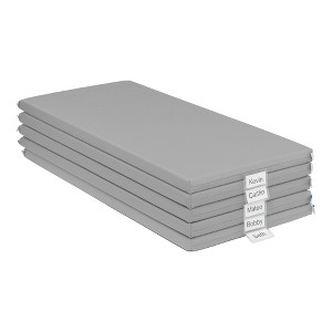 ECR4Kids SoftZone Rainbow Rest Mat, 2in, 5-Piece - 1 of 4