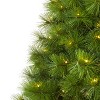 6ft. Green Pine Artificial Christmas Tree with 300 Clear LED Lights – Classic Holiday X-Mas Look - 4 of 4
