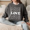 Simply Sage Market Women's  Garment Dyed Graphic Sweatshirt Love Stacked - 2 of 4
