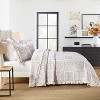 Marcielo 3 Piece Cotton Oversized Bedspread Quilt Set - 4 of 4