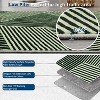 Acekool Washable Rugs - Modern Striped Non-Slip Area Rug - 4 of 4