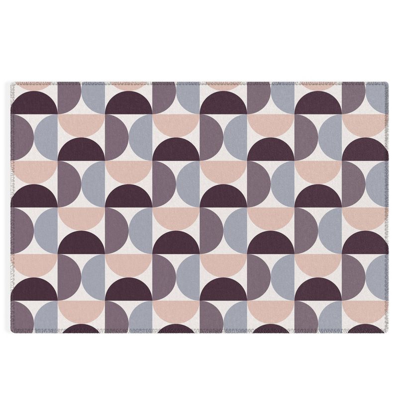 Colour Poems Patterned Geometric Shapes CCI Outdoor Rug - Deny Designs, 1 of 6