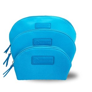 PackSWell Neoprene Organizer Bag Set of 3 by Sarah Wells – Washable Zipper Pouches for Pump Parts, Travel, Makeup, Snacks, Tech Cords & More - 1 of 4