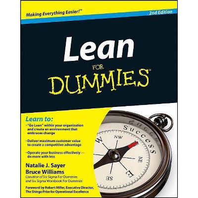 Lean for Dummies - (For Dummies) 2nd Edition by  Natalie J Sayer & Bruce Williams (Paperback)