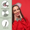 4E's Novelty Mouse Costume Kit - 3 Pcs Set with Mouse Ears Headband, Mouse Tail Costume Accessory, and Bowtie Comfortable Halloween Rat Costume - 3 of 4