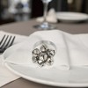Unique Bargains Napkin Rings Nine Bells Stainless Steel 1 Pc - 3 of 3