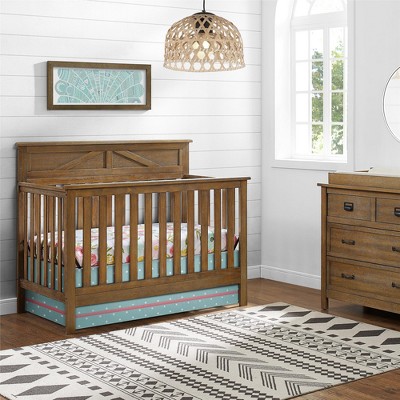 Baby Relax Hathaway 5 In 1 Convertible Crib Rustic Coffee Target