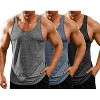 COOFANDY Men's 3 Pack Gym Tank Tops Y-Back Workout Muscle Tee Training Bodybuilding Fitness Sleeveless T Shirts - 2 of 4