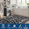 Area Rug - Non-Slip Soft Farmhouse Floral Carpet Low Pile Non-Shedding Foldable Printed Rug for Living Room, Home Office Kids Playroom - 3 of 4