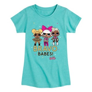 Girls' - LOL Surprise! - Bravo Babes Fitted Short Sleeve Graphic T-Shirt - 1 of 4