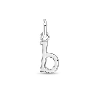 Girls' Initial Letter Sterling Silver Charm - In Season Jewelry - 1 of 4