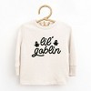 Lil' Goblin Ghosts - Toddler Long Sleeve Graphic Tee and Youth Long Sleeve Graphic T-Shirt - 2 of 3