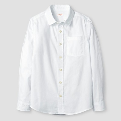 white button up oxford shirt