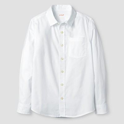 white button up oxford shirt