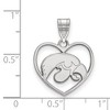 Black Bow Jewelry Sterling Silver Iowa Hawkeyes NCAA Pendant - 2 of 3