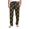 Men's Adult Batman Black Sleep Pants - Gotham Knight Comfort for Superhero Fans - 2 of 4