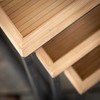 Sullivans 24", 21.25" & 18.25" Stacking Japandi 3-Table Set of 3, Wood - 2 of 4