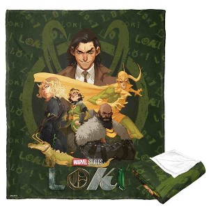 Marvel Loki Loki Crew Silk Touch Throw Blanket 50x60 Inches - 1 of 4