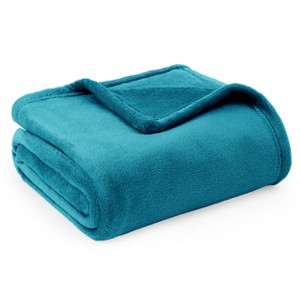 Cozy Comfort by Bedsure | Flannel Blanket Solid 260GSM Soft Fuzzy Plush Bed Blanket - 1 of 4