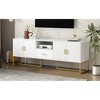 68.9" Modern TV Stand with 1 Drawer, 2 Cabinets, Sideboard Cabinet with Cable Management and Anti-Tip Device for Living Room - 4 of 4