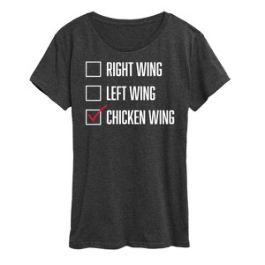 Women's - Instant message - Chicken Wing Ballot Short Sleeve Graphic T-Shirt - 1 of 4