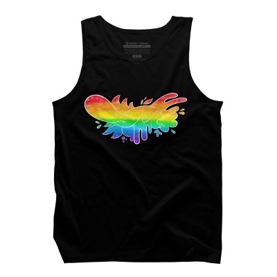 Adult Design By Humans Pride Rainbow Doodle By Maricalvente Tank Top