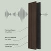 0.83 in. x 7.87 ft. x 1 ft. Slat Wood Sound Absorbing Decorative Wall Paneling 2-Pack - 4 of 4