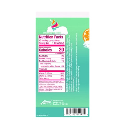 Alani Nu Sherbet Swirl Energy Drink - 2.4oz/10pk