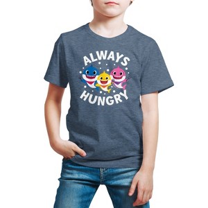 Boys' - Baby Shark - Always Hungry Short Sleeve Graphic T-Shirt - 1 of 4