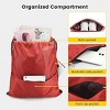 Drawstring Backpack is a must-have for outdoor hiking/fitness, with a simple design and strong waterproof - 3 of 4