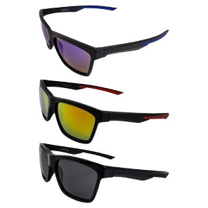 3 Pairs of AlterImage Blaze Glasses with Blue Mirror, Red Mirror, Smoke Lenses - 1 of 4