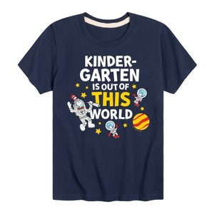 Boys' - Dr. Seuss - Kindergarten Out Of This World Short Sleeve Graphic T-Shirt - 1 of 4