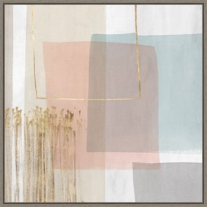 Amanti Art Blushed I by PI Studio Canvas Wall Art Print Framed 22 x 22-in. - 1 of 4