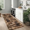 TackView Washable Area Rug, Foldable Geometric Printed Carpet, Soft Low Pile Floor Mats, Floor Covering for Bedroom Living Room - 2 of 4