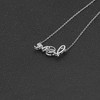Love Design Sterling Silver CZ Pendant Necklace Womens Ginger Lyne Collection - 4 of 4
