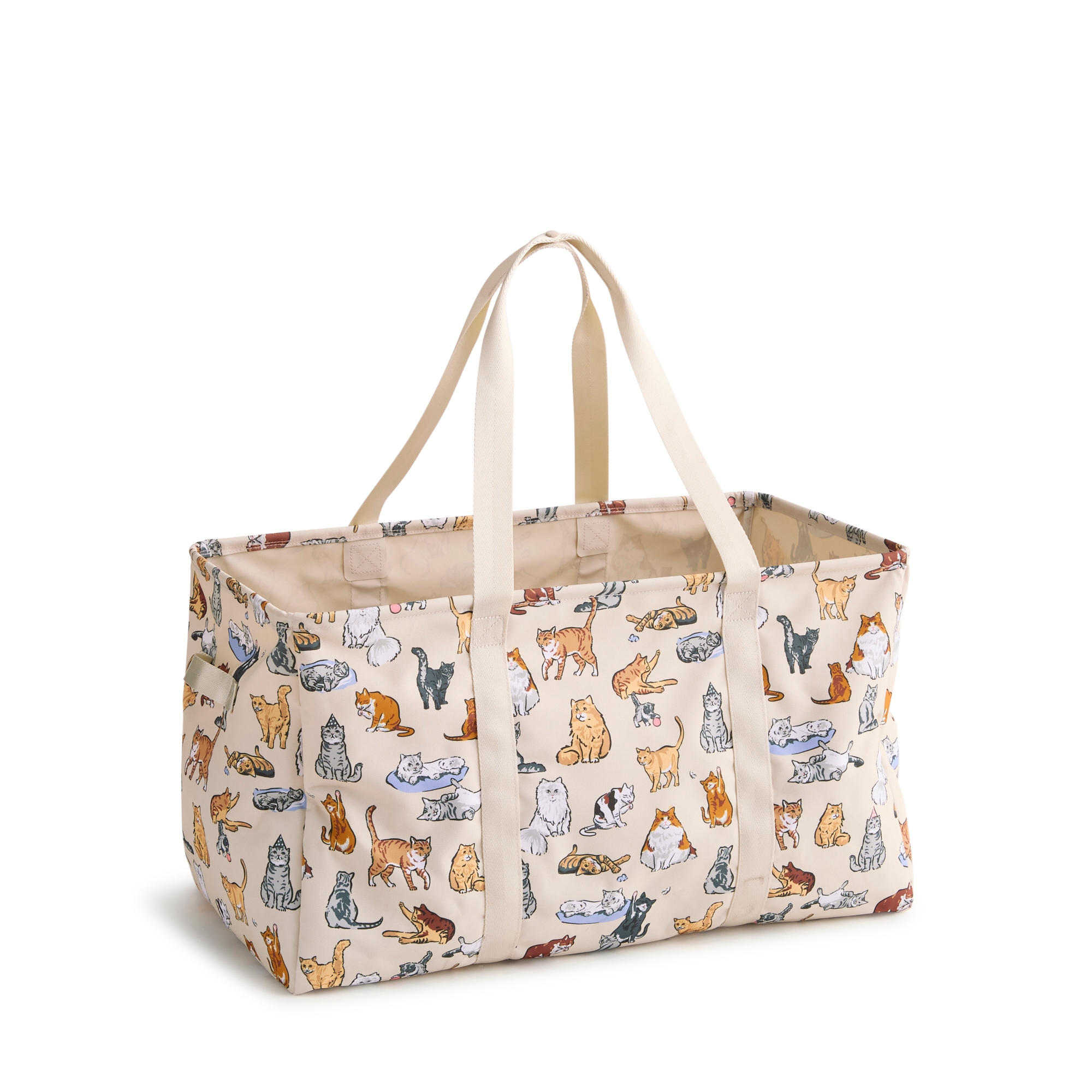 Vera Bradley Women's Outlet Lighten Up Large Car Tote A Cat's Life