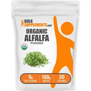 BulkSupplements Organic Alfalfa Grass Powder - 1 of 4
