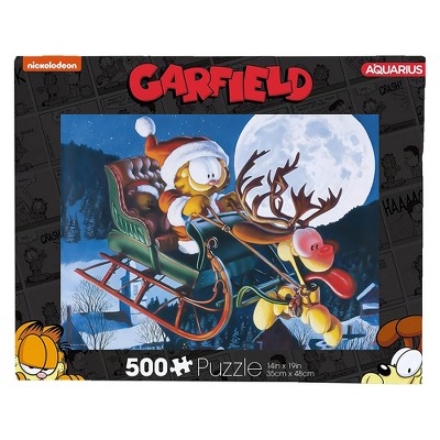 Aquarius Puzzles Garfield Christmas 500 Piece Jigsaw Puzzle : Target