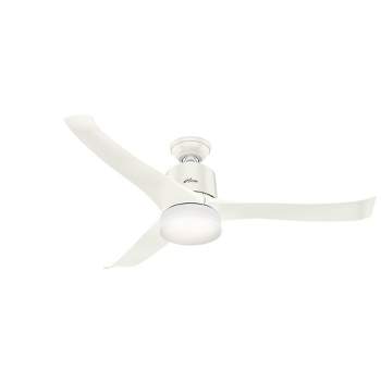 54" Symphony WiFi  Ceiling Fan with Remote White (Includes Energy Efficient Light) - Hunter