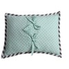 Bacati - Love Grey/Mint Throw Pillow - 2 of 4