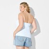 Women's Asymmetrical Slim Fit Tube Top - Wild Fable™ - 3 of 4