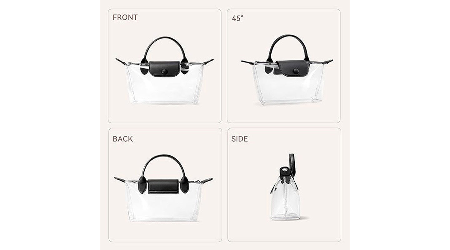 Сумка Iris Fashion Cherie Code Clear Purse for Stadium Events Small Crossbody Clear for Women-Pink — фото 3