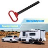 Unique Bargains Trailer Towing Hitch Clips and Pins for Lawn Mower Trailer Towing Cargo Boat RV Car Red - 2 of 4