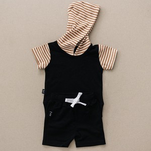 Kids Harrison Hooded Short Set - Olive + Scout - 1 of 4